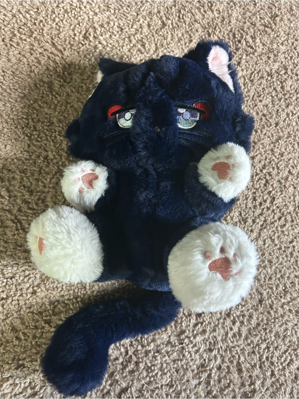 Plush Navy Cat Toy- Soft Pet Comfort-Genshin Impact Scaramouche